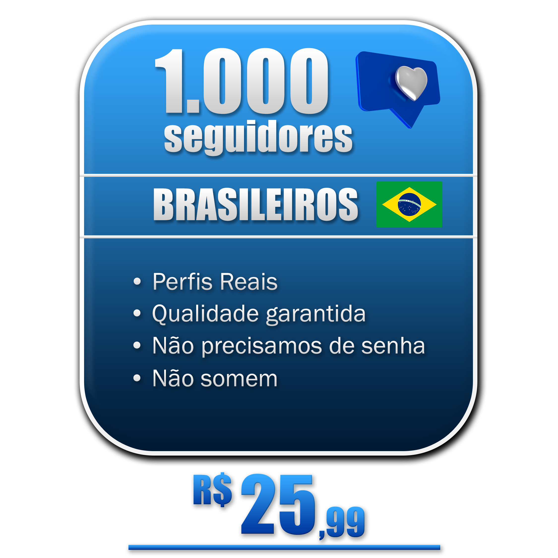 1.000 Seguidores