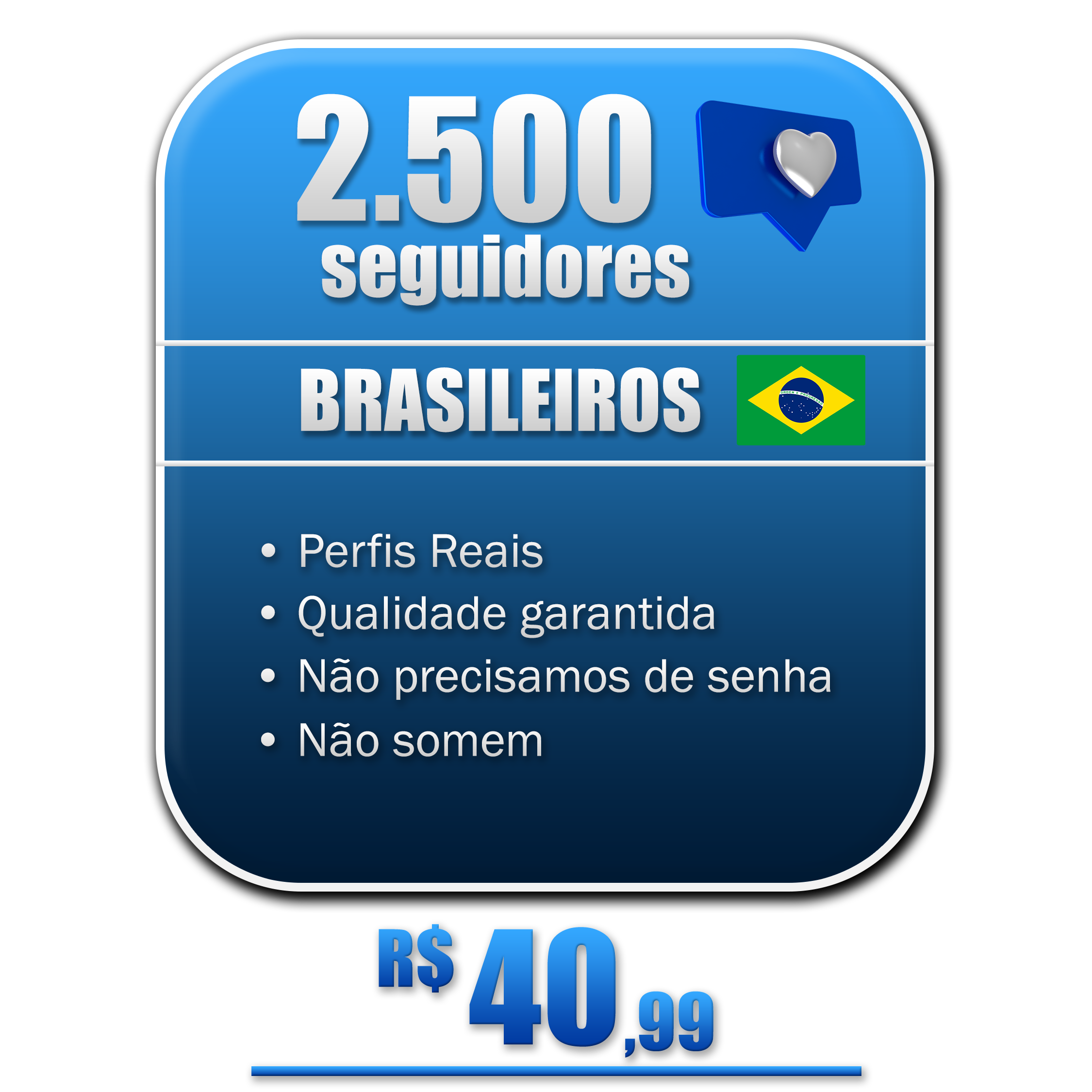 2.500 Seguidores